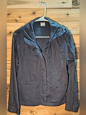 Hooded Utility Jacket By Nike 6.0 - Size S - Gray Color